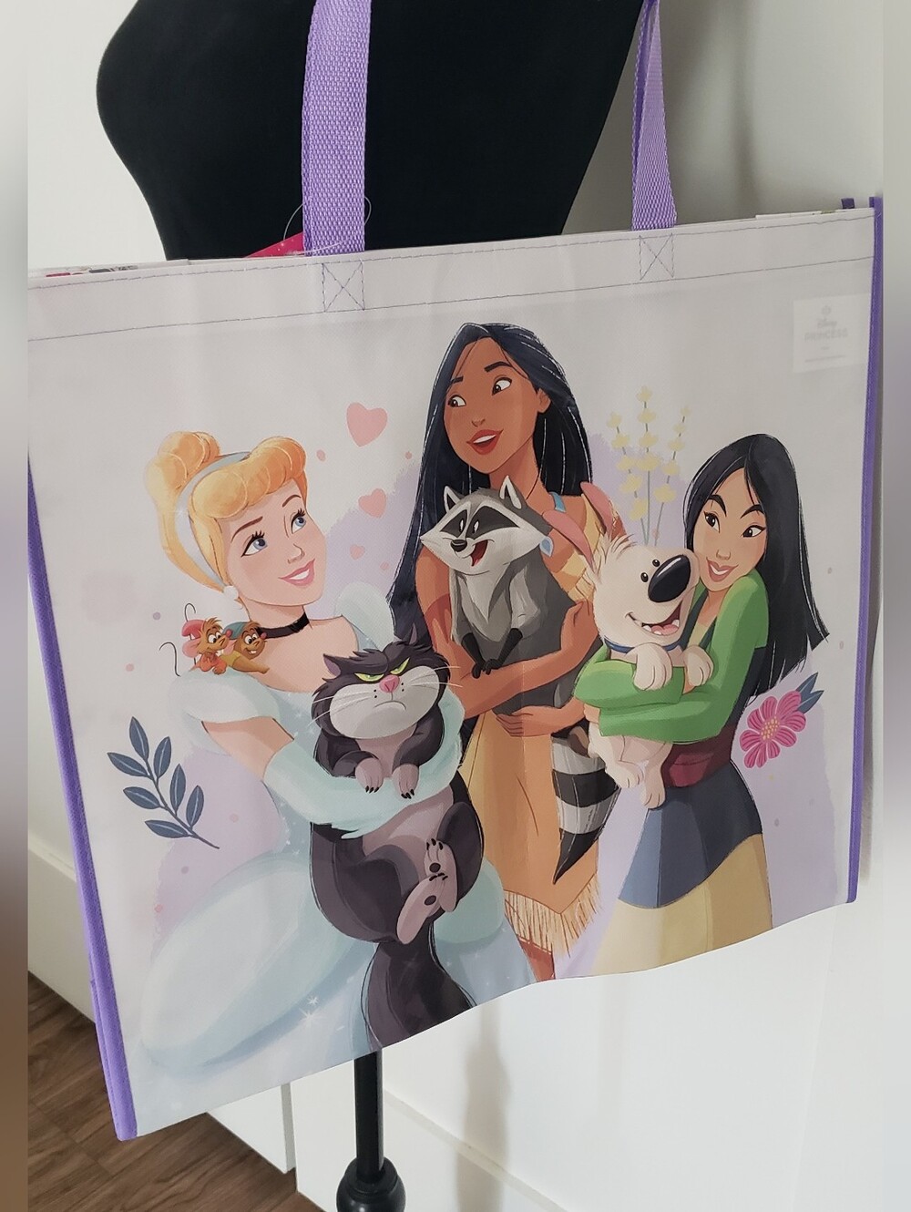 Disney Purple-Accent Princesses Tote Bag